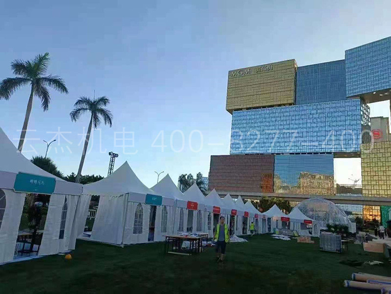 澳門啤酒節(jié)空調(diào)發(fā)電機(jī)出租案例現(xiàn)場(chǎng)